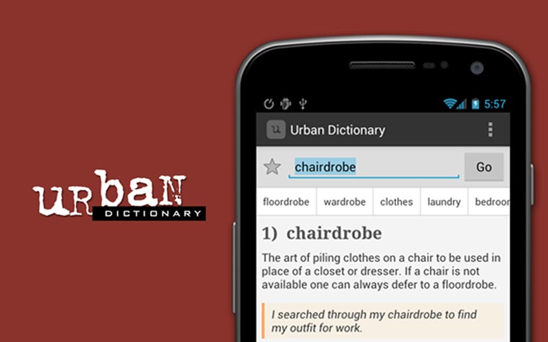 Có nhiều thông tin về từ lóng tiếng Anh của cả Anh và Mỹ nên Urban Dictionary được sử dụng như một từ điển bổ trợ