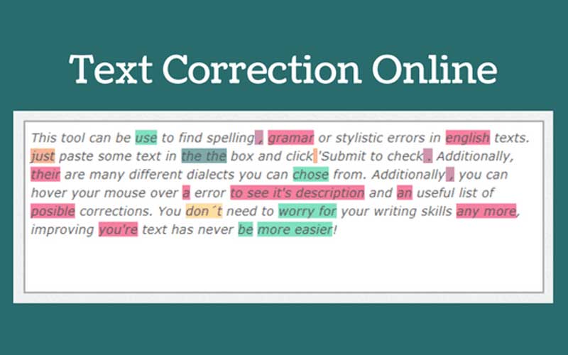 Một lợi ích của Online Correction là nó rất tiện lợi và dễ dùng đối với những người mới tiếp cận
